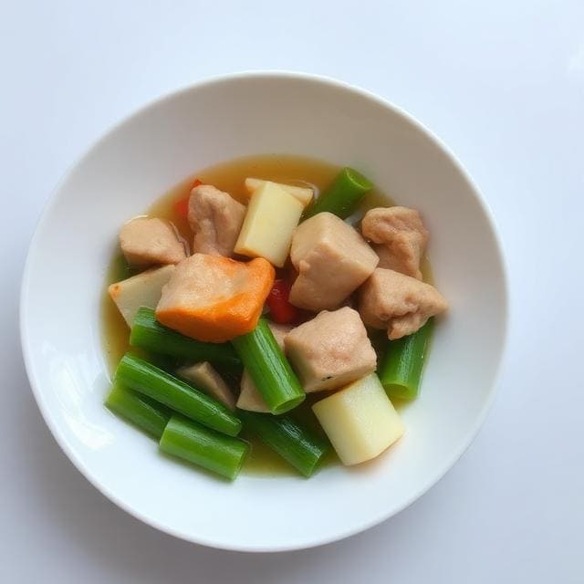 Ati Ampela Sayur di Warteg Warmo Tebet